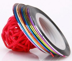 10pc Striping Tape (Assorted Colors)