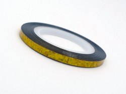 Striping Tape - Gold Hologram 1mm / 2mm / 3mm (Single)