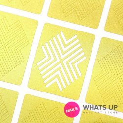 Whats Up Nails X-Pattern模版膠紙