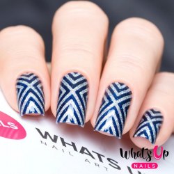 Whats Up Nails X-Pattern模版膠紙