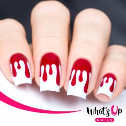 Whats Up Nails Dripping Stencil