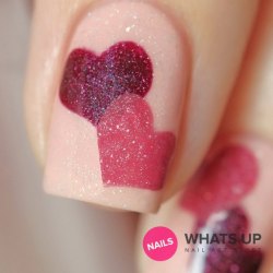 Whats Up Nails Open Heart Stickers  Stencils