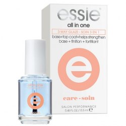 Essie All In One 3-way Glaze Base + Top Coat + Nail Strengthener