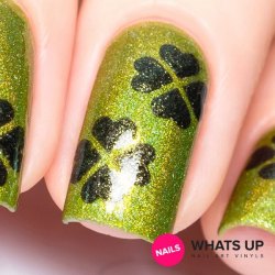 Whats Up Nails Four Leaf Stencils