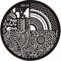 Kaleidoscope by El Corazon Stamping Disk №kst-19