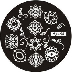 Kaleidoscope by El Corazon Stamping Disk №kst-98