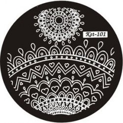 Kaleidoscope by El Corazon Stamping Disk №kst-101