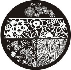 Kaleidoscope by El Corazon Stamping Disk №kst-109