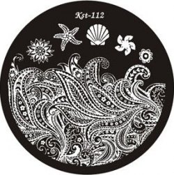 Kaleidoscope by El Corazon Stamping Disk №kst-112