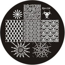 Kaleidoscope by El Corazon Stamping Disk №kst-114