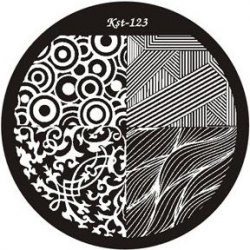 Kaleidoscope by El Corazon Stamping Disk №kst-123