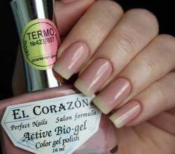 El Corazon Active Bio-Gel Termo Colour Changing Nail Polish № 423/807