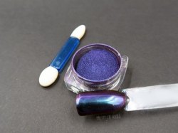 Nail Art Chrome Mirror Powder - Purple Multichrome