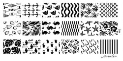 Curali Nail Stamping Plate 010 Summer Trendy