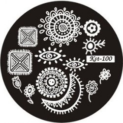 Kaleidoscope by El Corazon Stamping Disk №kst-100