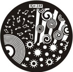 Kaleidoscope by El Corazon Stamping Disk №kst-148