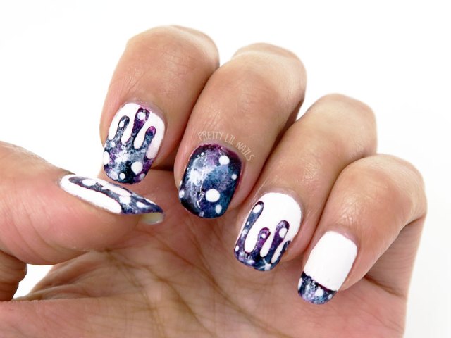 Whats Up Nails Dripping Stencil