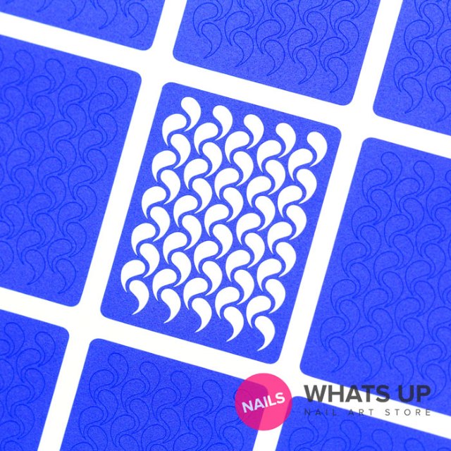 Whats Up Nails Droplets Stickers  Stencils