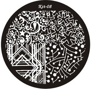 Kaleidoscope by El Corazon Stamping Disk №kst-08