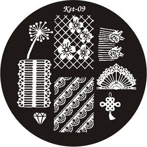 Kaleidoscope by El Corazon Stamping Disk №kst-09