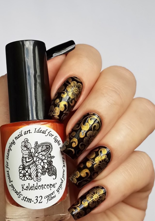 Kaleidoscope by El Corazon Stamping Polish №st-32 Copper Flame 8ml