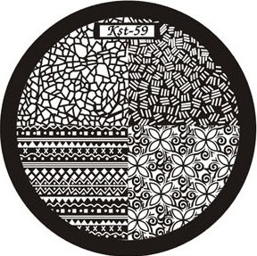 Kaleidoscope by El Corazon Stamping Disk №kst-59