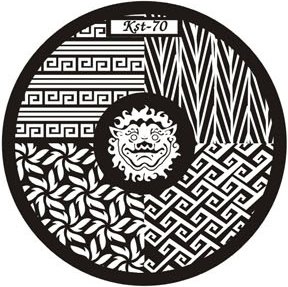 Kaleidoscope by El Corazon Stamping Disk №kst-70