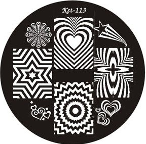 Kaleidoscope by El Corazon Stamping Disk №kst-113