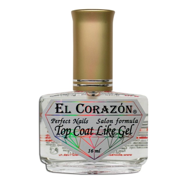 El Corazon Top Coat Like Gel № 434 高亮面油