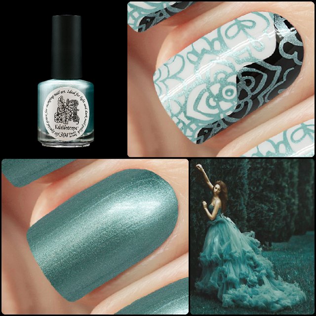 Kaleidoscope by El Corazon Stamping Polish №stf-304 Frosty Morning 15 ml