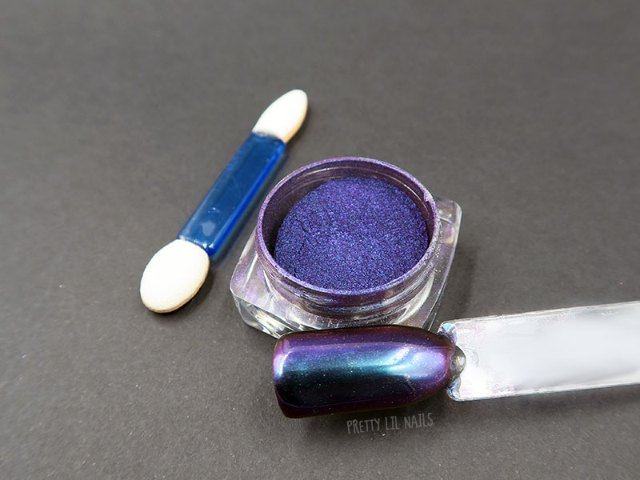 美甲魔鏡粉－星空紫色