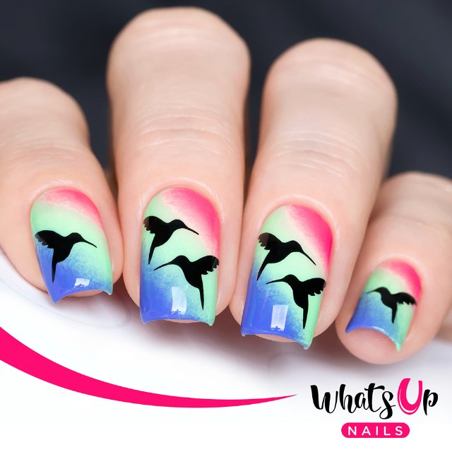 Whats Up Nails Colibri Stickers and Stencils