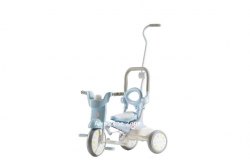iimo 02 x macaron 可摺疊兒童三輪車 - 藍色