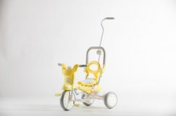 iimo 02 x macaron 可摺疊兒童三輪車 - 黃色