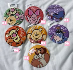 日本 Disney Store Pins 襟章 Winnie the Pooh Set 買5送1