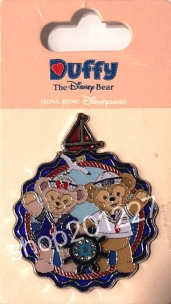 HK Disneyland Pins 襟章 徽章Duffy 達菲熊 Shellimay 雪莉玫