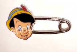 (二手) HK Disneyland Pins 襟章 徽章 Pinocchio 小木偶