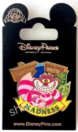 HK Disneyland Pins 襟章 徽章 Cheshire cat 柴郡猫 妙妙貓