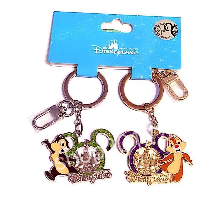 Disney HK Disneyland 鎖匙扣 Chip and Dale 奇奇 蒂蒂 鋼牙 大鼻 Disney HK Disneyland 鎖匙扣 Chip and Dale 奇奇 蒂蒂 鋼牙 大鼻