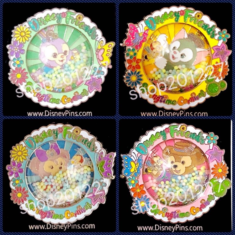 一Set 4個 HK Disneyland Pins 襟章 徽章 Duffy 達菲熊 Shellimay 雪莉玫 Gelatoni 畫家貓 傑拉多尼 Stella Lou 史黛拉兔 一Set 4個 HK Disneyland Pins 襟章 徽章 Duffy 達菲熊 Shellimay 雪莉玫 Gelatoni 畫家貓 傑拉多尼 Stella Lou 史黛拉兔