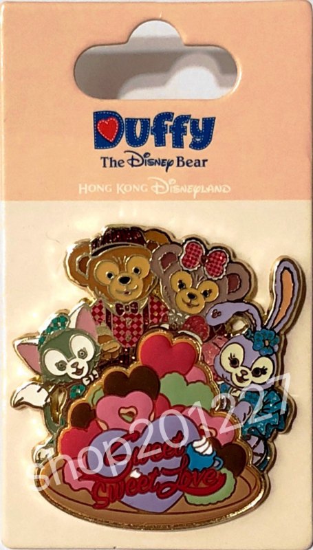 Duffy HK Disneyland Pins 襟章 徽章 Duffy 達菲熊 Shellimay 雪莉玫 Gelatoni 畫家貓 傑拉多尼 Stella Lou 史黛拉兔 Duffy HK Disneyland Pins 襟章 徽章 Duffy 達菲熊 Shellimay 雪莉玫 Gelatoni 畫家貓 傑拉多尼 Stella Lou 史黛拉兔