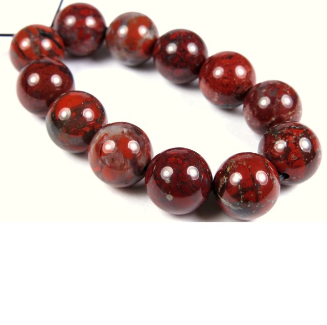 花紅石手鏈 10mm 花紅石手鏈 10mm