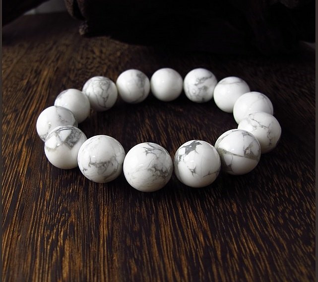 白松石手鍊 20mm 白松石手鍊 20mm