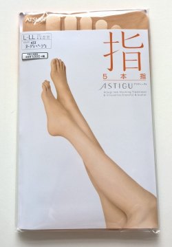 日本製 ATSUGI 厚木 ASTIGU 指 五本指薄絲襪褲 FP1050B L~LL