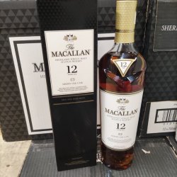 香港行貨 Macallan 12 years old Sherry oak Single Malt Whisky 麥卡倫12年雪莉桶單一麥芽威士忌 700ml