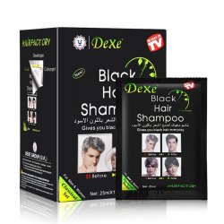 英國 Dexe hair color shampoo 不傷髮染髮洗頭水(黑色) 5分鐘白髮變黑