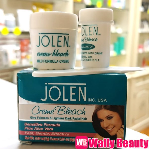 JOLEN cream bleach 眉毛用漂劑(蘆薈防敏感) 7+2g 漂眉膏 漂毛膏 JOLEN cream bleach 眉毛用漂劑(蘆薈防敏感) 7+2g 漂眉膏 漂毛膏
