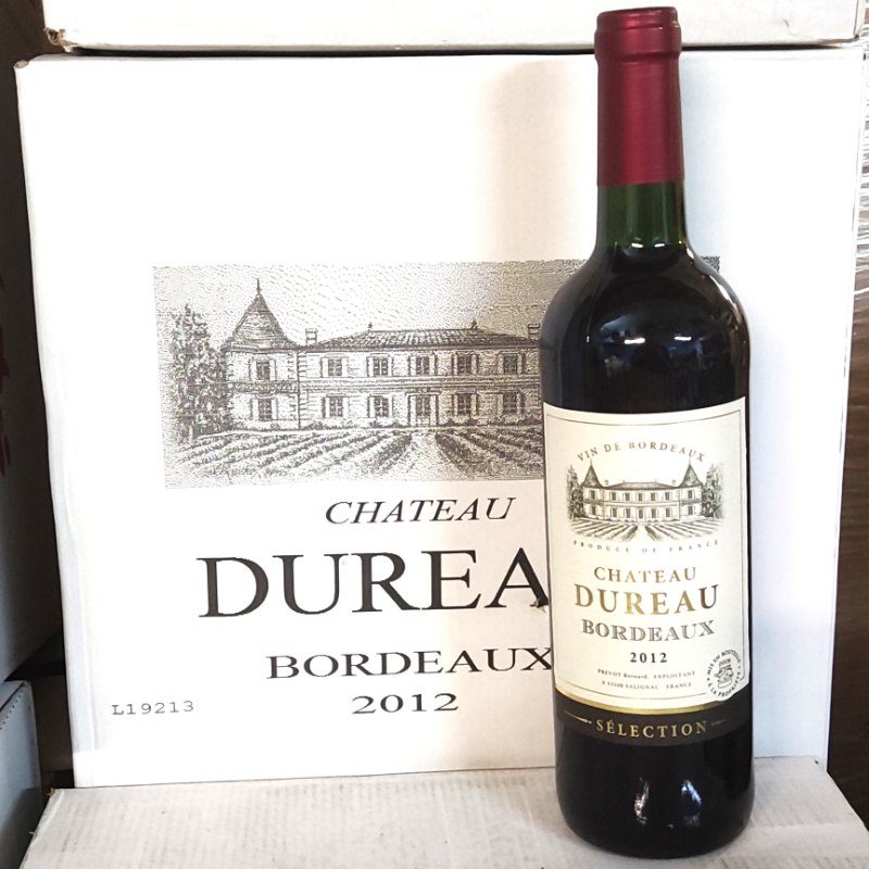 (原箱12支包送貨) Chateau Dureau Bordeaux 2012 杜蘭特酒莊紅酒 750ml