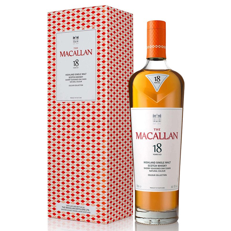 Macallan Colour Collection 18 year old 麥卡倫18年700ml (期間及機場