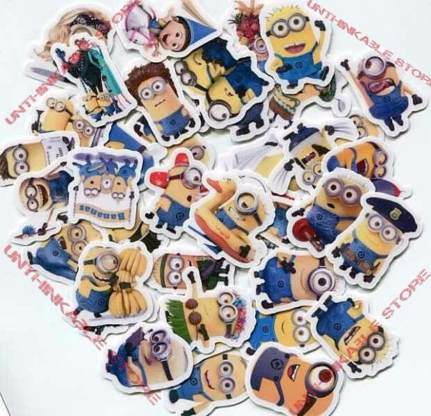 Minions 迷你兵團 小黃人 神偷奶爸 粉絲必買磨砂防水貼紙